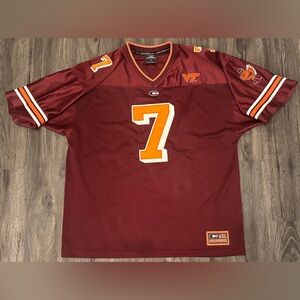 Vintage Men’s Colosseum Virginia Tech Hokies #7 Michael Vick Stitched Jersey XL